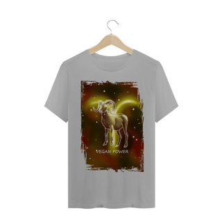 Nome do produto Camiseta Unissex | Áries | Vegan Power | Color