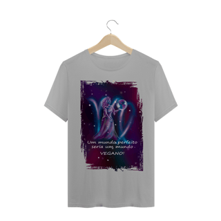 Nome do produto Camiseta Unissex | Virgem | Um mundo perfeito seria um mundo VEGANO! | Color
