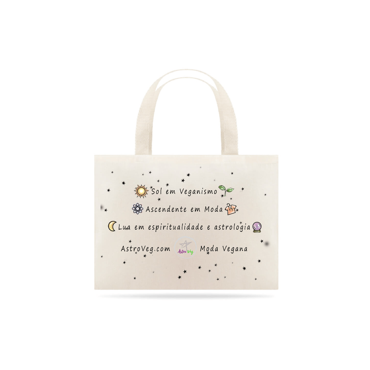 Nome do produto: Eco Bag | Sol em Veganismo | AstroVeg