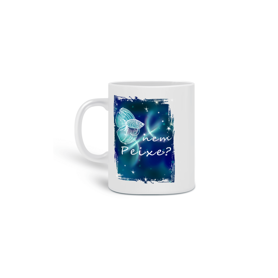 Nome do produto: Caneca | Peixes | Nem Peixe? | Color