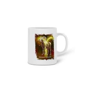 Nome do produto Caneca | Áries | Vegan Power | Color