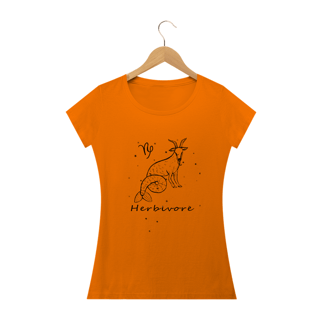 Nome do produto Camiseta Baby Long | Capricórnio | Herbivore | P&B 