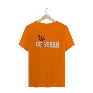 Nome do produto Camiseta Unissex | GO VEGAN | AstroVeg