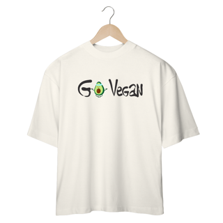 Nome do produto Camiseta Oversized  | GO VEGAN | Abacate