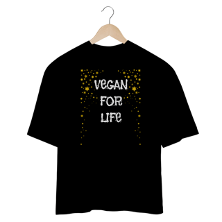 Nome do produto Camiseta Oversized  | VEGAN FOR LIFE