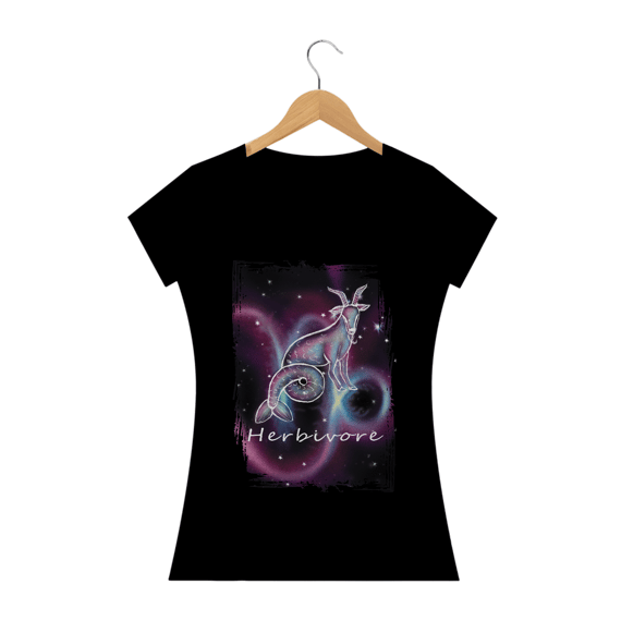 Camiseta Baby Long | Capricórnio | Herbivore | Color