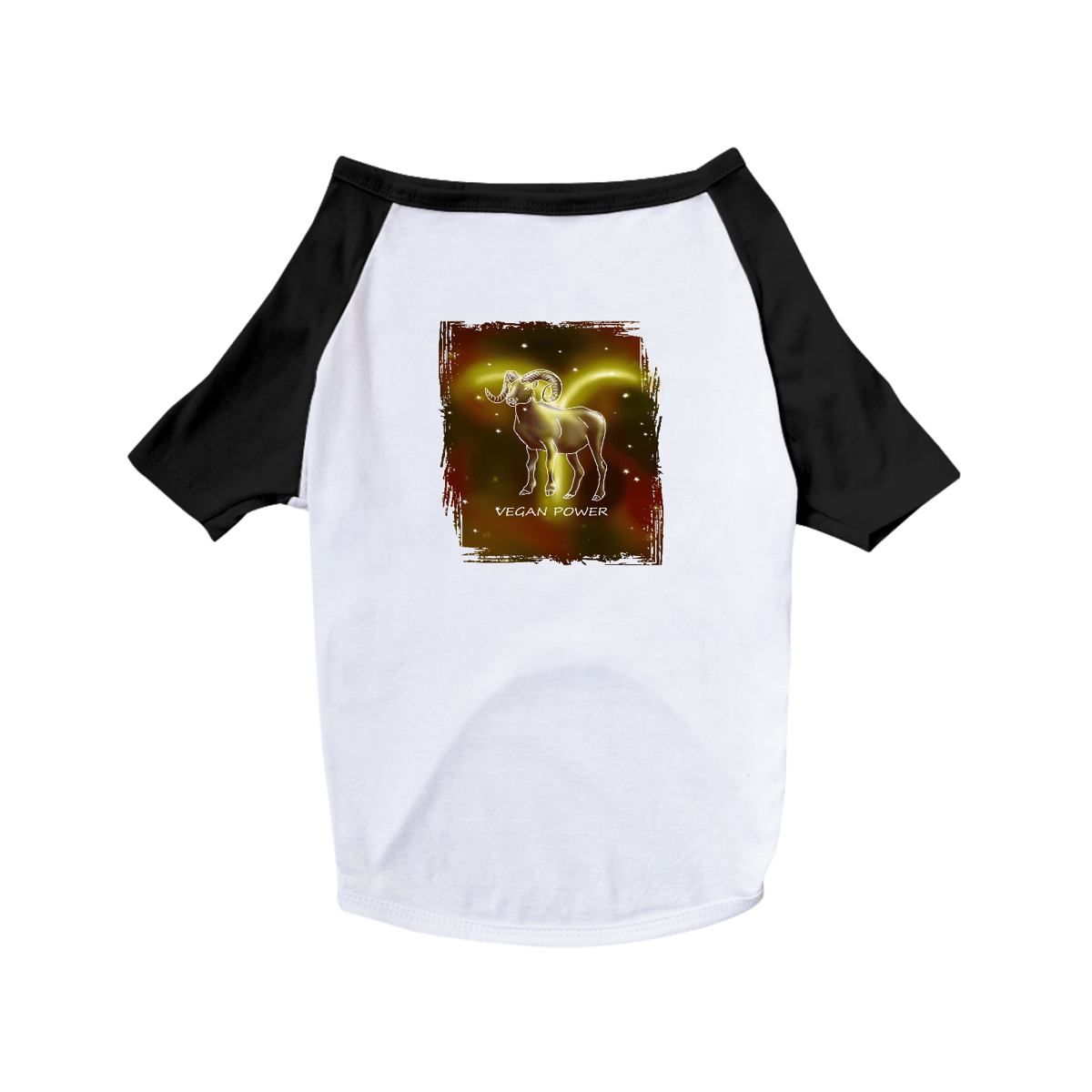 Nome do produto: Camiseta para Pet | Áries | Vegan Power | Color