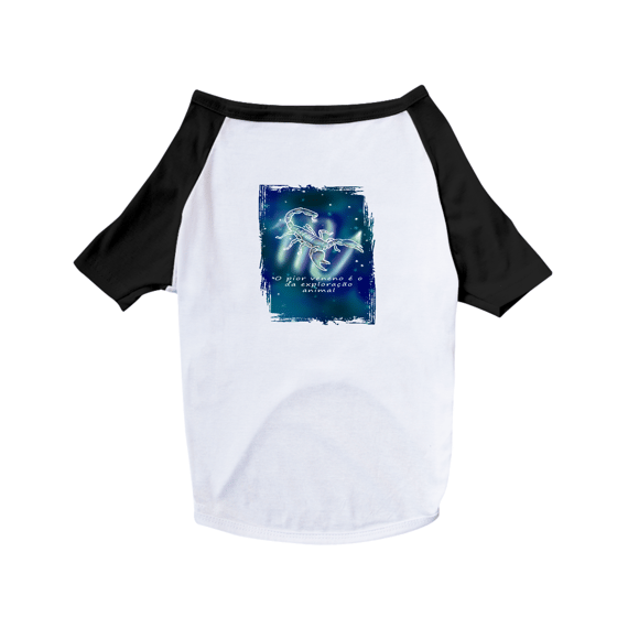 Camiseta para Pet | Escorpião | O pior veneno é o da exploração animal | Color