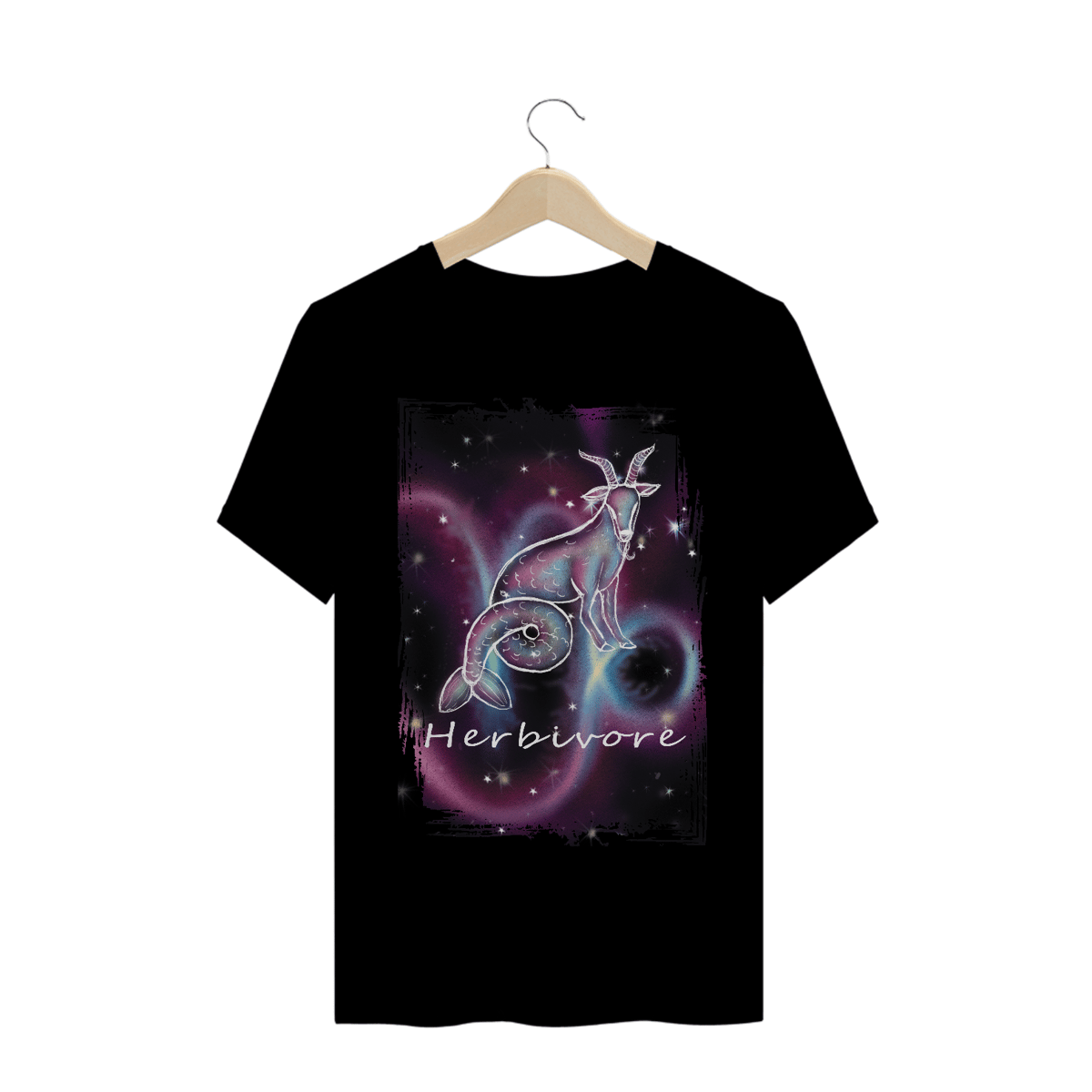 Nome do produto: Camiseta Unissex | Capricórnio | Herbivore | Color