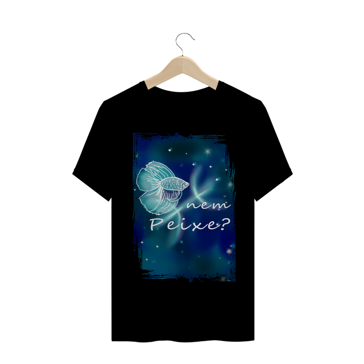 Nome do produto: Camiseta Unissex | Peixes | Nem Peixe? | Color