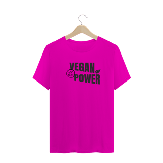 Nome do produto Camiseta Unissex | VEGAN POWER | AstroVeg