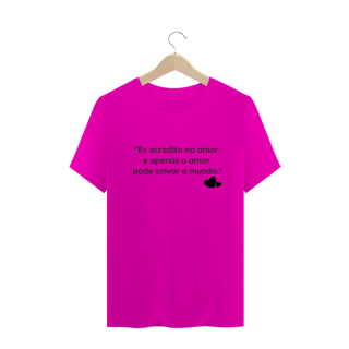 Nome do produto Camiseta Unissex | Acredito no Amor | AstroVeg