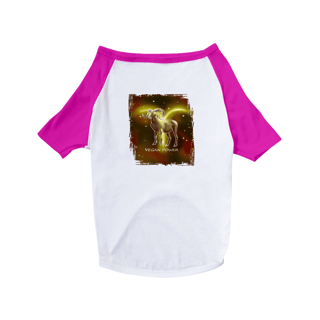 Nome do produto Camiseta para Pet | Áries | Vegan Power | Color