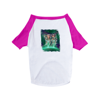 Nome do produto Camiseta para Pet | Gêmeos | Meus dois lados gritam: GO VEGAN! | Color