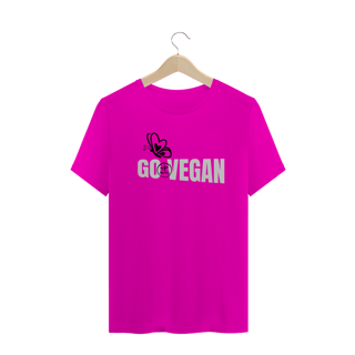 Nome do produto Camiseta Unissex | GO VEGAN | AstroVeg