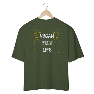 Nome do produto Camiseta Oversized  | VEGAN FOR LIFE
