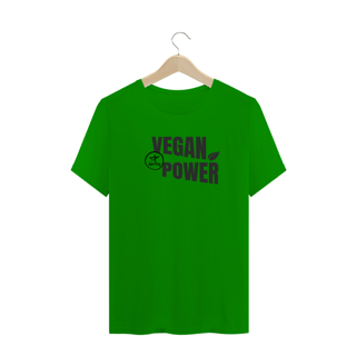 Nome do produto Camiseta Unissex | VEGAN POWER | AstroVeg