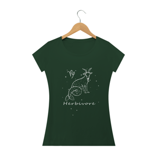 Nome do produto Camiseta Baby Long | Capricórnio | Herbivore | P&B 