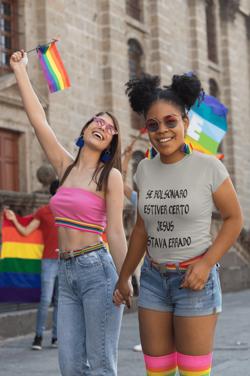 Nome do produto: Se Bolsonaro Estiver Certo, Jesus Estava Errado (baby long)