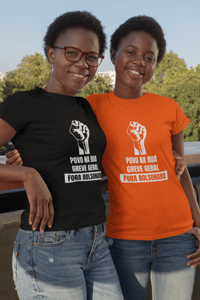 Nome do produto: Povo Na Rua Greve Geral (baby long)