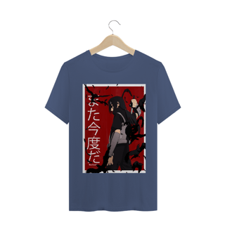 Nome do produto Camisa Naruto - Uchiha Itachi Mata Kondo Da - Modelo Estonado