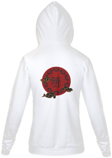 Nome do produto Moletom com Zíper Akatsuki - Organization 