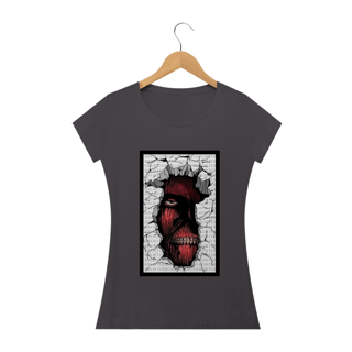 Camisa Shingeki No Kyojin Colossal Terror - Feminino