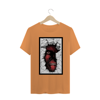 Nome do produto Camisa Shingeki No Kyojin Colossal Terror - Modelo Estonado