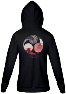 Nome do produto Moletom com Zíper Genshin Impact - Raiden Ei Impact