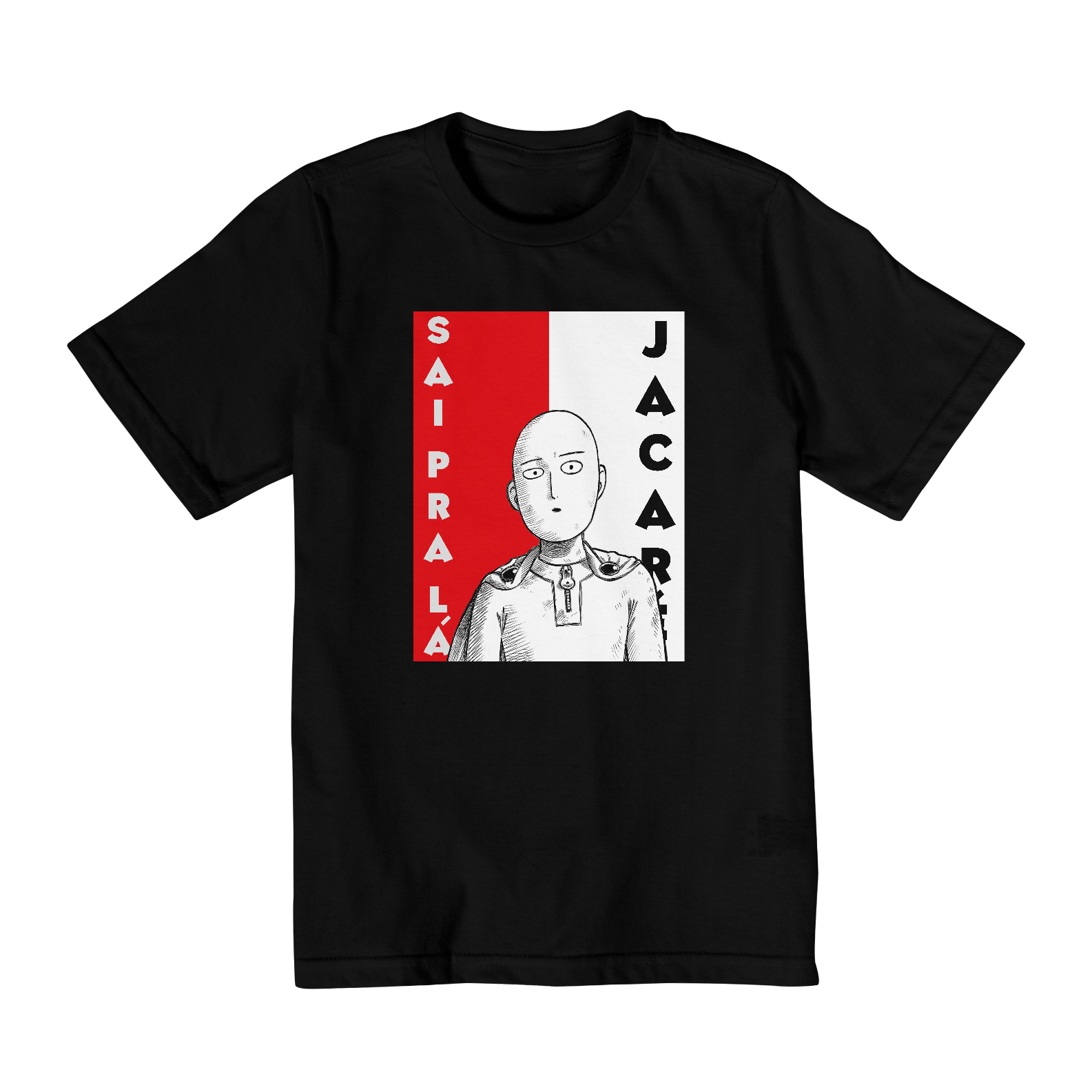 Camisa One Punch Man - Jacaré - Modelo Infantil (2 a 8 anos)