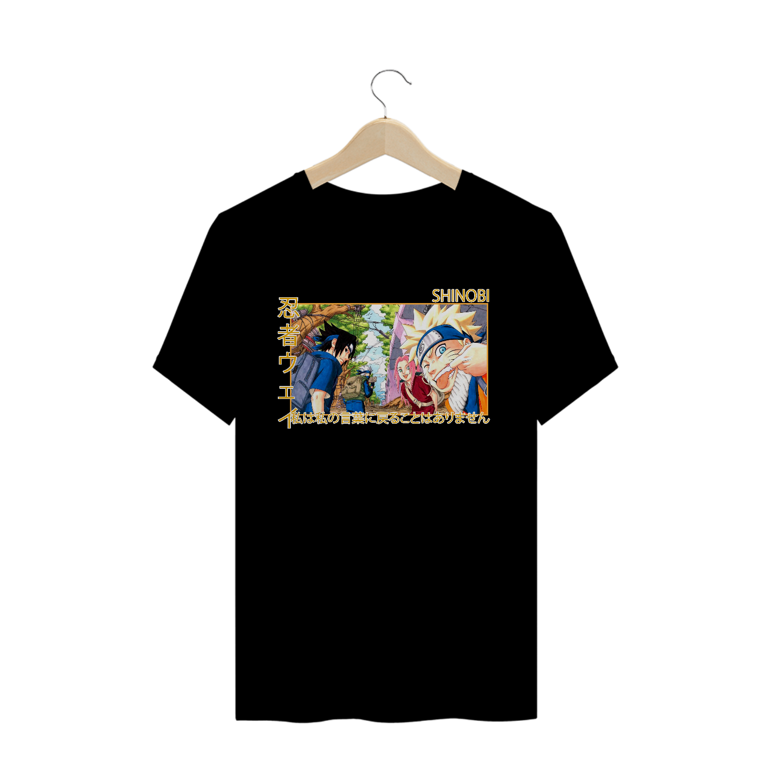 Camisa Naruto - Time 7