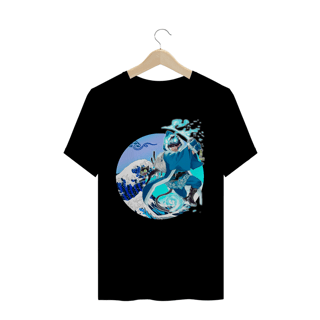 Camisa Blue Exorcist - A Grande Onda de Okumura Rin 