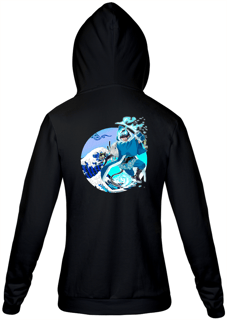 Nome do produto Moletom com Zíper Blue Exorcist - A Grande Onda de Okumura Rin