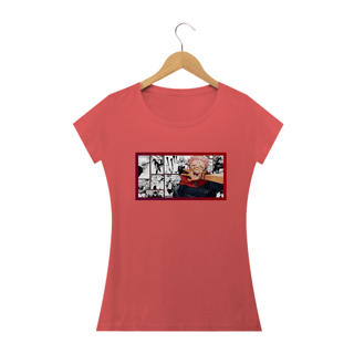 Nome do produto Camisa Jujutsu Kaisen - Sukuna Halloween - Promoção de Halloween 2022 - Modelo Feminino