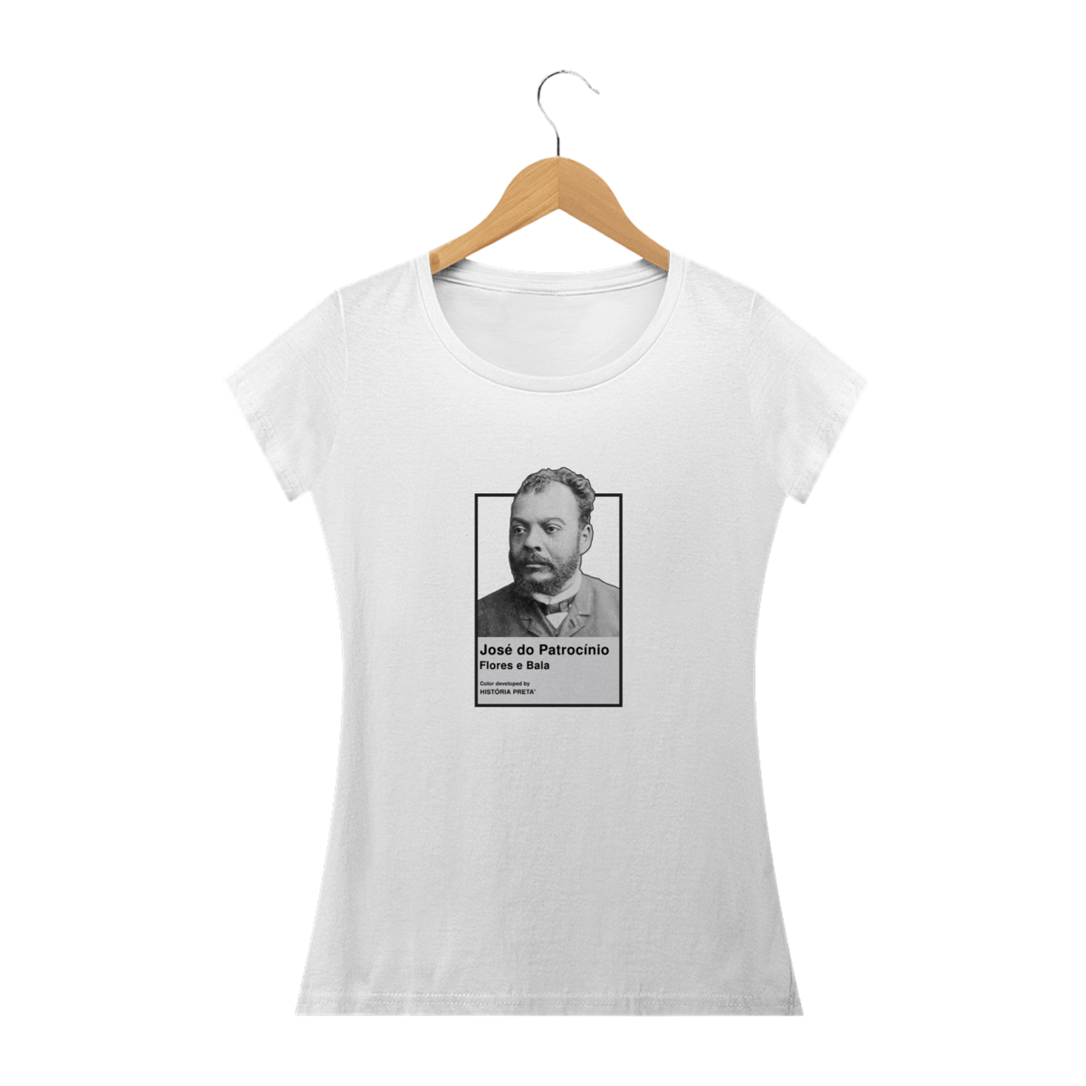 Nome do produto: Camiseta Pantone José do Patrocínio