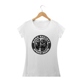 Nome do produto Camiseta Racists Afraid - Black Panther Party