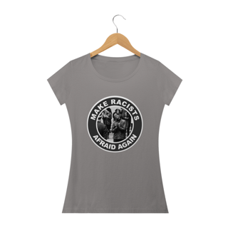 Nome do produto Camiseta Racists Afraid - Black Panther Party