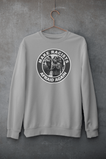 Nome do produto Moletom Racists Afraid - Black Panther Party
