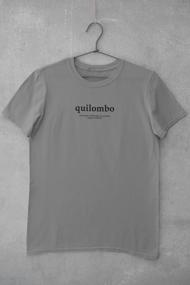 Nome do produto: Camiseta Plus Size Quilombo