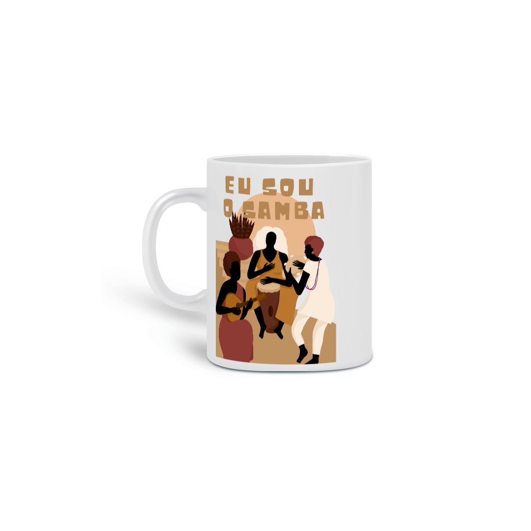 Nome do produto: Caneca Eu sou o Samba