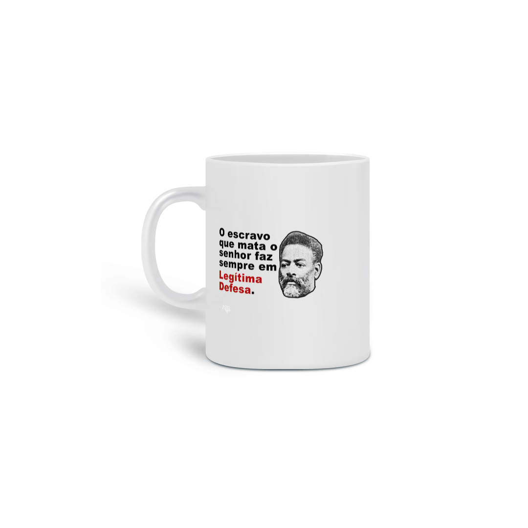 Nome do produto: Caneca Luiz Gama Legítima Defesa