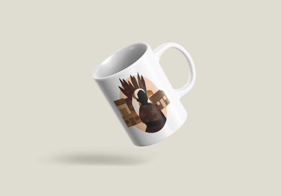 Caneca Jovelina Pérola Negra