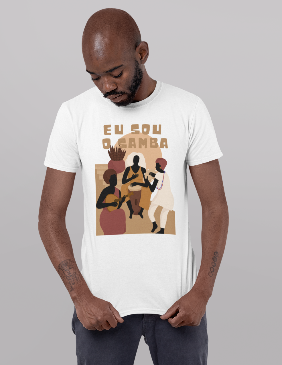 Camiseta Eu Sou o Samba