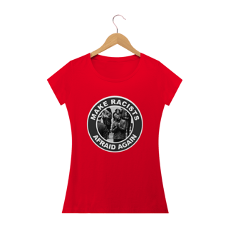 Nome do produto Camiseta Racists Afraid - Black Panther Party