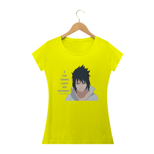 Nome do produtoCamiseta Feminina Frase Sasuke