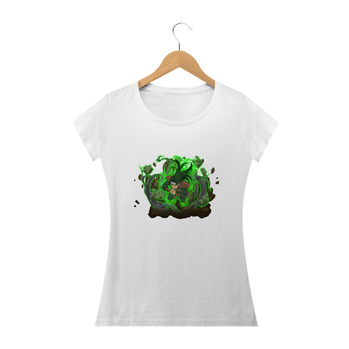 Nome do produto: Camiseta Feminina Hashirama - Naruto