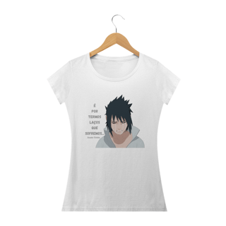 Camiseta Feminina Frase Sasuke