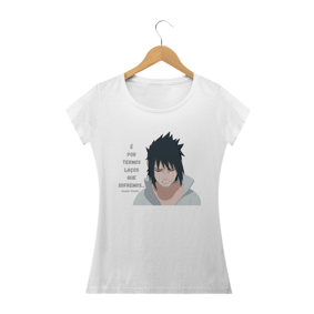 Camiseta Feminina Frase Sasuke