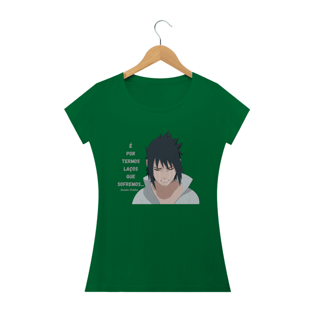 Nome do produtoCamiseta Feminina Frase Sasuke