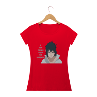 Nome do produtoCamiseta Feminina Frase Sasuke